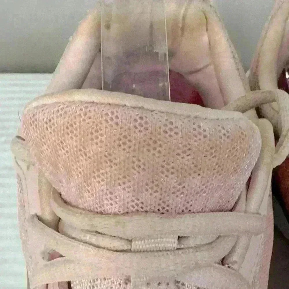 Athletic Works Rose Pink Gold Mesh Sneakers Size 10 Blush Running Comfort - Picture 4 of 14